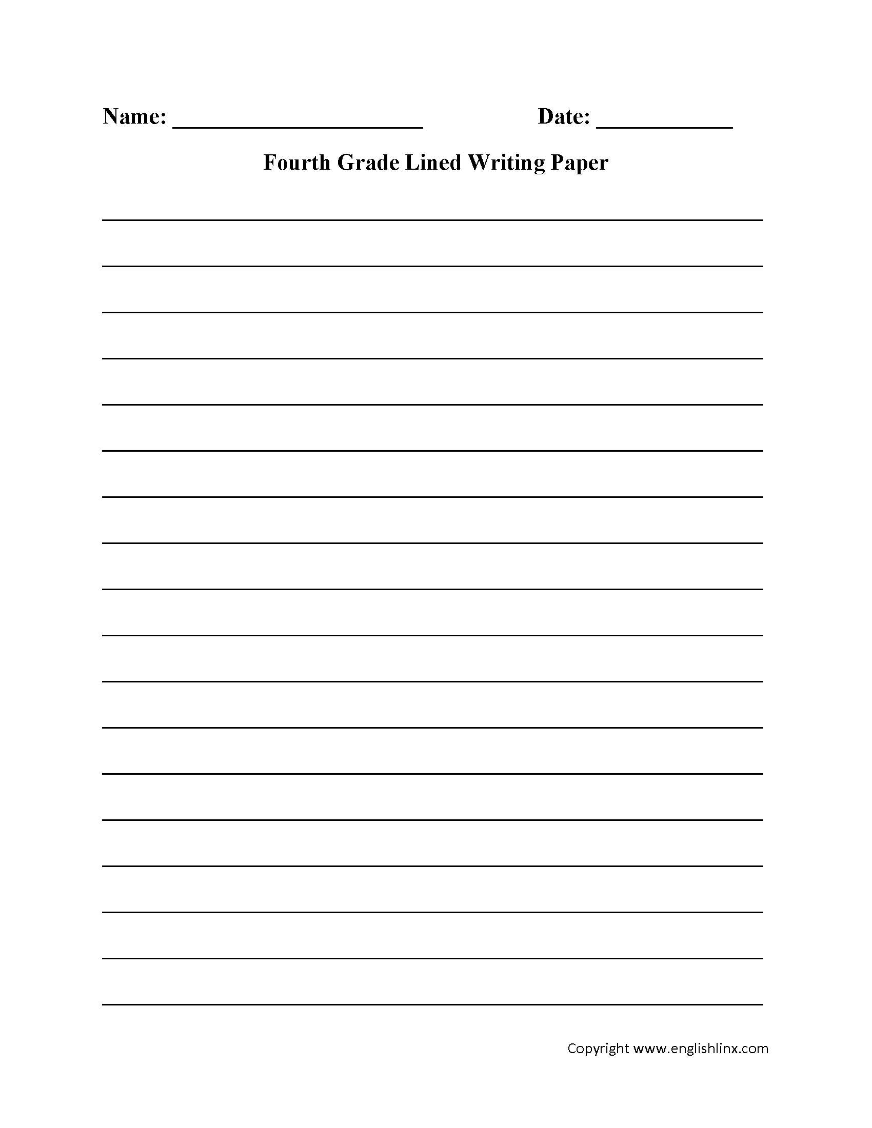 Writing Worksheets Lined Writing Paper Worksheets