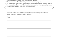 Writing Worksheets Paragraph Writing Worksheets Paragraph Writing