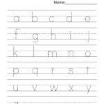 Writing Worksheets Tracing Handwriting Worksheets For Kindergarten